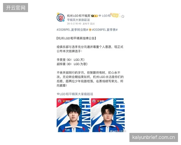 2026 PEL夏季转会期挂牌结束,共有70名选手进入市场,竞拍期即将开启。 2026 PEL夏季转会期挂牌结束,共有70名选手进入市场,竞拍期即将开启。